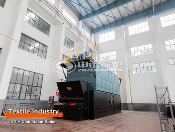 10 T/H Coal Fired Steam Boiler for Textile Plant in Tajikistan