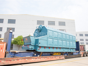 6tph SZL series packaged chain grate steam boiler project in Bangladesh