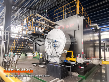 35-ton Gas Superheated Steam Boiler Project in Tire Industry