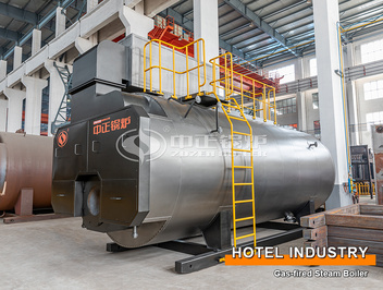 Hotel Industry 2 Tons Energy-Saving Gas-fired Steam Boiler Project