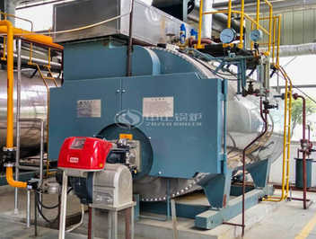 6tph WNS series two-pass gas-fired steam boiler project for new energy industry