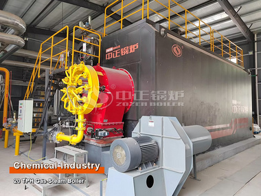 20-ton Gas-Fired Steam Boiler in Lithium Carbonate Production Project