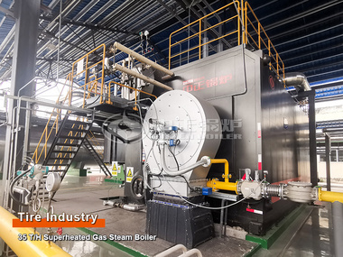 35-ton Gas Superheated Steam Boiler Project in Tire Industry