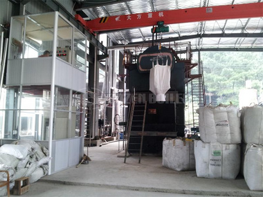 8 tph DZL biomass-fired steam boiler for textile factory