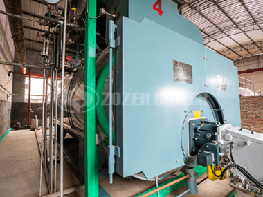 10 tph WNS gas-fired steam boiler in Shanxi