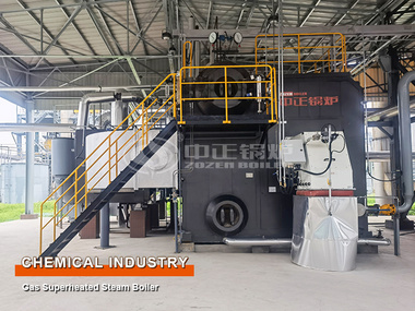 30 tph Natural Gas Superheated Steam Boiler in Chemical Industry