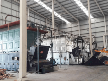 10tph SZL series chain grate coal-fired steam boiler project for the textile industry in Vietnam