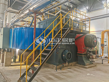 20 tph and 25 tph SZS series natural gas fired steam boiler project for the chemical industry