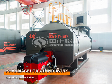 Pharmaceutical Industry 6-Ton Three-Pass Gas-fired Steam Boiler Project