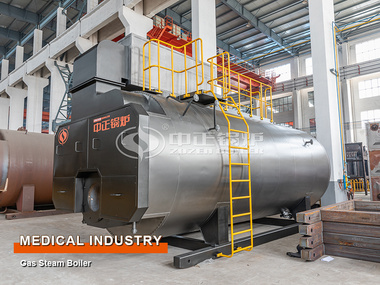 6-Ton Gas-fired Steam Boiler Project in Medical Industry