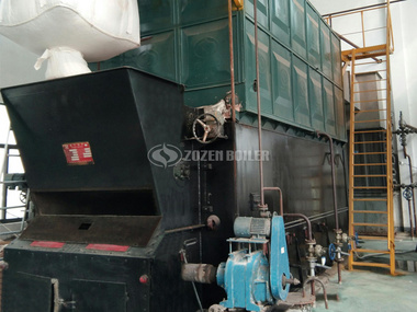 6 tph SZL biomass-fired water tube boiler project for food industry in Thailand