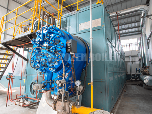 25 tph SZS gas-fired steam boiler for cigarette factory