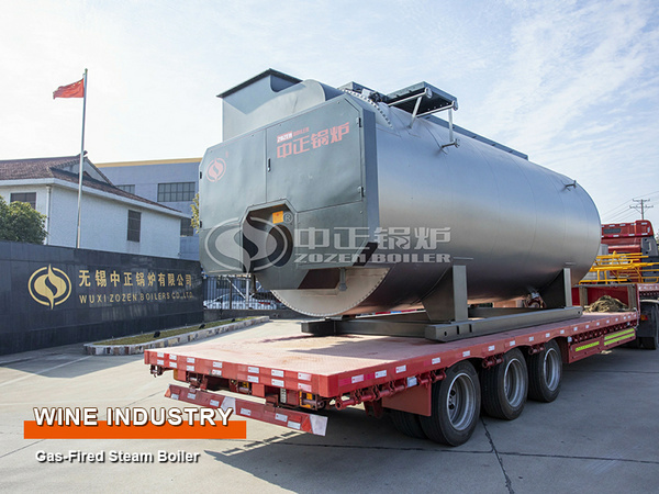 10-Ton Gas-Fired Steam Boilers in Wine Plant