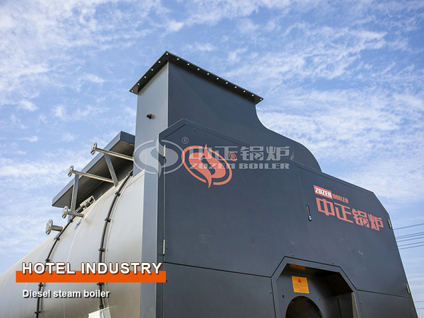 3 Tons Light Diesel Oil Steam Boiler Hong Kong Project