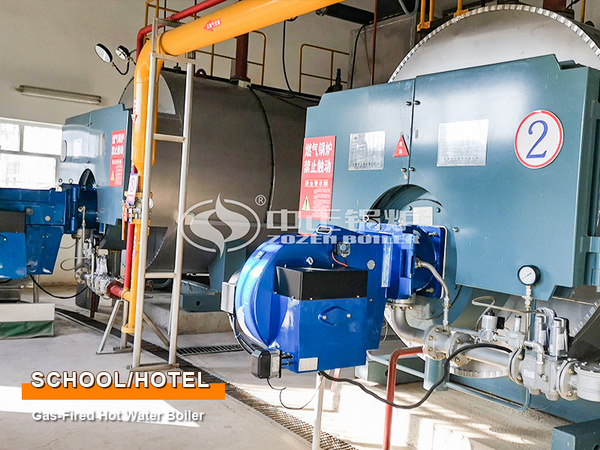 4.2MW and 2.8MW Gas-Fired Hot Water Boiler For School