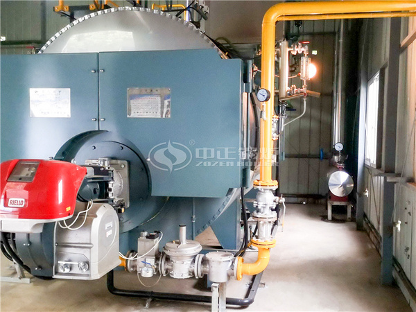 4tph WNS series three-pass natural gas low NOx steam boiler project for electronic information industry