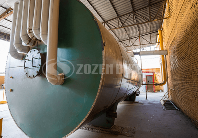 Boiler for the textile industry