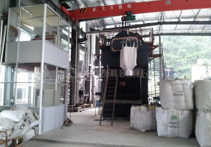 Boiler for the rubber industry